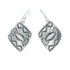 Native American Genuine Sterling Silver Hook Dangle Earrings AX129666